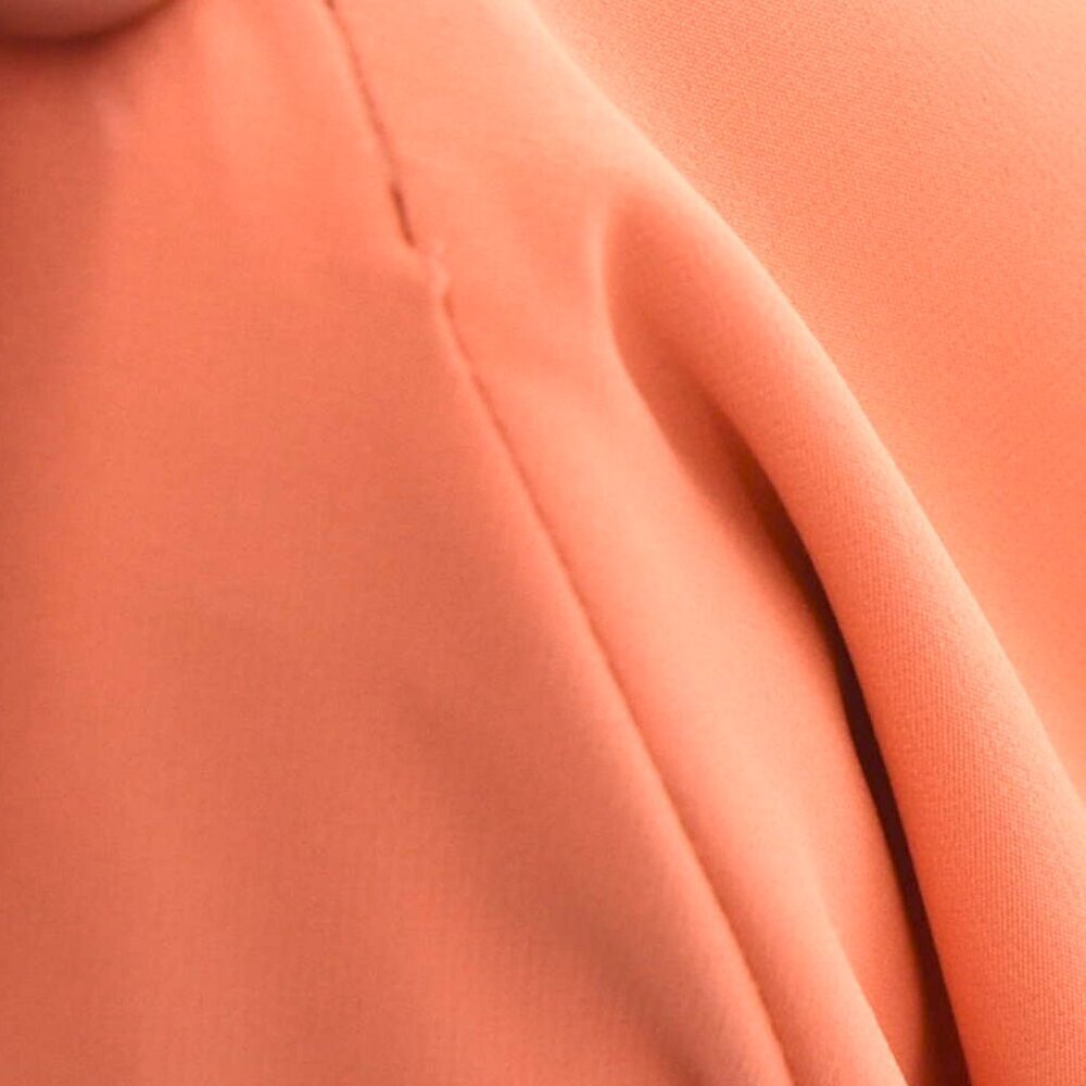 Bardot Lisandra Coral Ruffle Hem Slip Dress XS Wedding Party Bridesmaid - Picture 8 of 9
